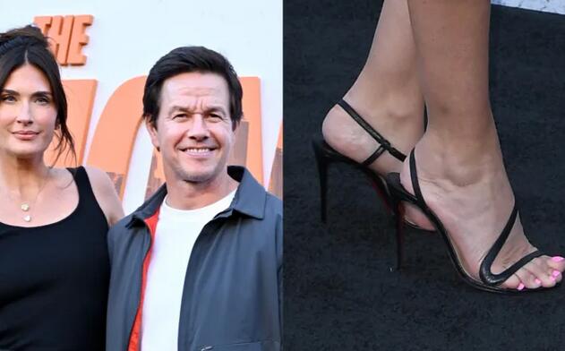 Mark Wahlberg’s Wife Rhea Durham Is Simply Chic in Asymmetrical Slingback at ‘The Union’ Premiere