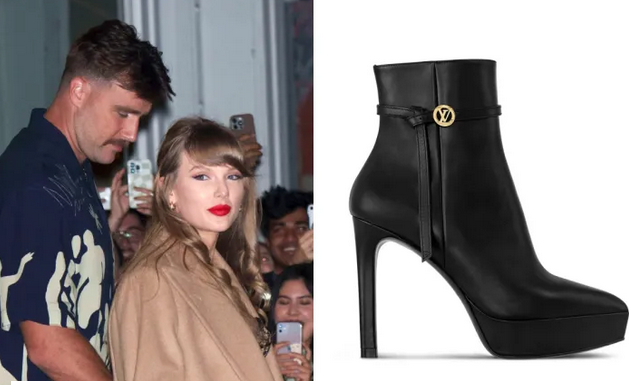 Taylor Swift Does Date Night Right in Platform Louis Vuitton Roxy Booties With Travis Kelce in New York